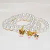 Pulsera de perla de mariposa pulsera de estrella de mar calcedonia natural simple ágata atmósfera de moda pulsera de alto sentido al por mayor