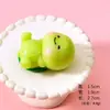 Desenho Animado Tartaruga Fofa Pequena Acessórios de Resina Cola de Creme DIY Decoração de Saco Surpresa Casa de Bonecas Ornaments Pequenos de Mesa