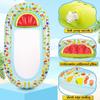 Cama Flotante de Malla Inflable Natación Fruta Piña Fila Flotante Respaldo de Agua para Adultos Tumbona Hamaca Fila Flotante de Malla Inflable Figura