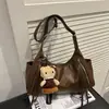 Bolsa tote grande de alta qualidade 2026 nova elegante versátil para o dia a dia transversal bolsa de ombro única bolsa de axila texturizada