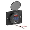 Carregador de Carro Digital Modificado 120W Carregamento Super Rápido 4 Portas Duplo PD para Carros, RVs, Veículos Elétricos e Motocicletas