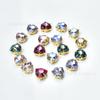 Taladro K9 de alta calidad 12 mm triángulo grueso fondo puntiagudo taladro de cristal diy ropa zapato bolsa cosido a mano taladro de garra uña esmalte de uñas diamante joya