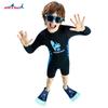 Traje de buceo para niños de 2,5 mm, manga larga, cálido, pantalones cortos de surf y esnórquel resistentes al frío.