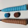 Cinta para Grip de Raqueta de Bádminton Color Macarrón, Superficie Lisa, Antideslizante, Buena Absorción de Sudor, Cinta Plana con Relieve Absorbente de Sudor para Raqueta de Tenis