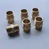 Fio duplo externo de cobre alinhamento direto 6 pontos acoplamento de fio curto entrada de rosca alongada conector de tubo 6 em carga acessórios