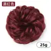 Moño de Cabello Peluca Anillo Peluca Influencer Femenina Cabello Real Moño Esponjoso Herramienta para el Cabello Moño de Peluca Esponjosa Accesorio para el Cabello Estilo Antiguo