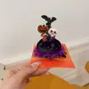 Nuevo Sombrero de Halloween: Diadema de Felpa Cabeza de Fantasma de Calabaza, Diseño Único y Exquisito, Disfraz de Cosplay, Accesorio Divertido para el Cabello para Mujeres