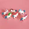 Colgante de Resina de Unicornio Llavero Colgante para Bolso DIY Accesorios de Joyería Estéreo Lindos Accesorios de Dibujos Animados Estéreo