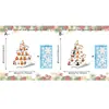 Decorações de Natal, adesivos eletrostáticos para vidro, animais fofos celebrando o Natal, adesivos de janela de árvore de Natal, criando uma atmosfera festiva de Natal, decorações de janela, presentes