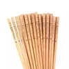 Palillos de Bambú Natural para Uso en Casa, Palillos de Madera, Sin Pintar, Sin Cera, a Prueba de Moho, Antideslizantes, Palillos de Bambú Antideslizantes Tallados de Alta Gama