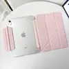 Estojo Dupla Face para Apple iPad Pro 11 polegadas Dobrável em Y Air 5/4 com Suporte para Caneta 2024 Estojo Protetor iPad 10 Fivela