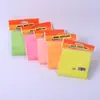 Papel fluorescente Jiuxing para papelaria n vezes quadrado pegajoso autoadesivo 76mm escritório Amazon atacado logo personalizado