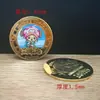 Moneda Conmemorativa One Piece Medalla Conmemorativa Rey Marino Animación Popular Alrededor de Mano Regalo de Cumpleaños Colección de Monedas Regalo