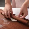 Rodillo Personalizado Hecho de Madera de Ébano, Tamaños Grande y Pequeño, para Uso Doméstico, Rodillo para Masa de Empanadas, Herramienta para Hornear Fideos