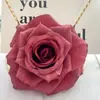 Nuevo producto transfronterizo: flores de rosa artificiales para arreglos de boda, decoraciones de pasillo, decoraciones de recepción de hotel y capullos de flor para decoración de pared