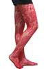 Medias de Red Sexy Caladas, Elegante Diseño Floral, Medias Blancas de Puro Deseo, Medias de Seda Resistentes a Enganches, Leggings de Talla Grande