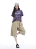 Shorts de Mezclilla Sueltos Estilo Americano para Mujer, Nuevos de Verano 2026 de Cintura Alta, Pierna Recta, Pierna Ancha para Tipos de Cuerpo Pera