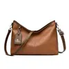 Bolso Bandolera para Mujer Nuevo 2025 Casual para Mujer Patrón Granulado Gran Capacidad Bolso para Mujer Estilo Extranjero Bolso de Hombro Transfronterizo
