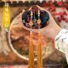 Sache Aromático do Festival da Lua de Qian Li, Bolsinha de Brocado Estilo Tradicional, Bolsa Vazia de Formato Único, Lembrança Hanfu Estilo Antigo