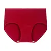Calcinha Feminina Antibacteriana 10A com Cavas Estendidas Algodão Vermelho Âncora Calcinha de Algodão Jacquard Calcinha Feminina