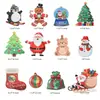 Caixa de Doces Hemisférica Transparente de Natal Pingente Decorativo para Árvore de Natal Pequeno Presente Cartão de Bênção Caixa de Embalagem para Chocolate