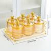 Frasco Sellado de Grado Alimenticio Caja de Almacenamiento Transparente Engrosada Frasco Redondo de Plástico para Almacenar Snacks con Tapa para Productos Secos Almacenamiento Doméstico