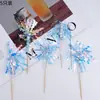 Celebridad de Internet Luna Llena Cumpleaños de Cien Días Decoración para Pastel Inserciones de Goma Suave Letras Happy100Days Corazón Globo Adornos