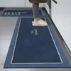 Tapetes de Piso para Cocina Estilo Sencillo, Tapetes Antideslizantes Resistentes a Manchas, Tapetes para Puerta de Entrada, Felpudos Absorbentes de Agua y Resistentes a Manchas, Alfombras para Cocina del Hogar