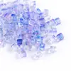 Venta al por mayor del fabricante Cubo de azúcar acrílico 6 mm cuadrado Cristal Cuentas sueltas Materiales para hacer pulseras de cuentas hechas a mano DIY