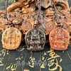 Atacado Dropshipping de Pingente de Madeira de Jujuba Esculpida, Material Antigo Lei Jiao, Semelhante a Jade, Cinco Anciãos da Montanha Wutai, Deus da Riqueza, da Sala de Transmissão ao Vivo