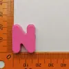 26 Letras Inglesas Flor de Sapato Buraco de Sapato Acessórios de Sapato Letra Acessórios Diy Flor de Sapato Dia do Trabalho Acessórios de Sapato Fivela Acessórios