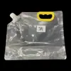 Bolsas selladas engrosadas para granos y cereales, bolsas transparentes engrosadas con asas y pico angulado, bolsas domésticas a prueba de humedad y a prueba de insectos para almacenamiento de alimentos