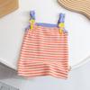 (Autorización) Tops Finos de Verano para Niñas con Tirantes y Mangas Cortas 2026 Elegantes y Sencillos para Bebés y Niñas Pequeñas Lindos
