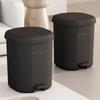 Lixeira com Pedal para Casa, Banheiro e Cozinha com Tampa, Lixeira de Armazenamento de Grande Capacidade para Sala de Estar, Lixeira de Pedal de Luxo Leve para Quarto