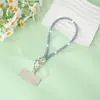 Cordão para Celular Full Strass Corrente de Diamante Pingente de Coração Alça de Pescoço Cordão Curto Alça de Pulso Fashionável Venda por Atacado Transfronteiriça