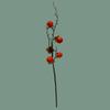 Adornos Florales de Año Nuevo de Fruta Roja Simulada de Caqui y Granada, Decoración de Fruta de la Fortuna, Arreglo Floral de Fruta de Espuma, Adornos de Fruta Roja de Flor Simulada