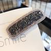 Presilha BB Cristal Grampo de Cabelo Feminino Acessório de Cabeça Celebridade da Internet Estilo Igual Dongdaemun Coreia do Sul Grampo de Cabelo com Strass Presilha Lateral de Temperamento