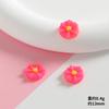 Colección de Flores Parche Pegamento Crema Materiales DIY Hechos a Mano Zuecos Funda para Teléfono Móvil Pasador Joyería Resina Accesorios Pequeños
