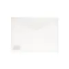 Bolsa para documentos Deli 5505 A4 transparente de plástico con broche bolsa para documentos bolsa de información Bolsa de archivo para oficina para estudiantes