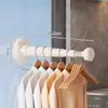 Artefacto para Secar Ropa en Balcón Gancho Plegable para Ropa Montado en la Pared Fuera de la Ventana Tendedero para Zapatos Apartamento Pequeño Red Antirrobo Tendedero Estante de Almacenamiento