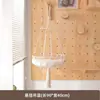 Pared para gatos con tablero perforado Shui Mu Sheng, estructura de escalada para gatos de madera maciza, montada en la pared, casa para gatos sin taladro, estante para gatos integrado, plataforma de salto para gatos