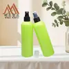 Garrafa Plástica PET Redonda Slim de 300ML Personalizada para Shampoo Gel de Banho Loção Frasco Dosador Cosmético Plástico Garrafa Vazia