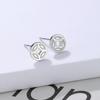 Brincos de Cobre 925 Femininos 2022 Novos Unissex Mesmos Brincos de Design de Nicho Brincos