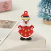 Chaveiro Pingente Série Natalina Desenho Animado Fofo Árvore de Natal Papai Noel Rena Pendurador de Bolsa Presentes Atacado