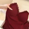 Nueva Bata de Noche Sexy de Encaje Modal con Tirantes y Almohadillas en el Pecho Dulce Pura Pasión Ajustada al Cuerpo Cubre Cadera Falda Corta