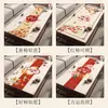 Nuevo mantel de mesa de té estilo chino, a prueba de aceite e impermeable, mantel de mesa de comedor lavable, mantel doméstico aislante del calor, mantel protector de escritorio resistente a altas temperaturas