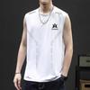 [Entrega rápida] Camiseta sin mangas de secado rápido para hombre, de seda helada, deportiva, holgada, para correr, entrenamiento, fitness