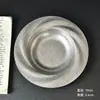 Plato de Cena de Acero Inoxidable Estilo Coreano, Plato Retro para Pasta, Plato Estilo Occidental, Plato para Ensalada, Plato Redondo Profundo Estilo Industrial, Plato para Cangrejos