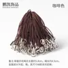 Accesorios para Joyería DIY Tubo Metálico de Círculo Único Cuerda Colorida para Teléfono Móvil Lanyard Pequeño para Muñeca Anillo de Eslinga Hebilla Venta al por Mayor