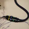 Cordón de Collar Tejido a Mano de Ágata Cuerda para Colgar Colgante de Jade Cordón para el Cuello Colgante de Jade Cordón de Colgante de Jade de Alta Gama para Hombres y Mujeres